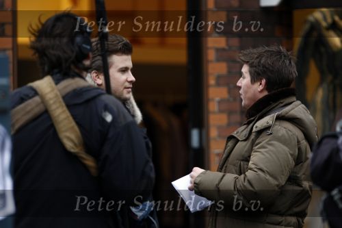 Amsterdam 17 januari 2008
Martijn Krabbe en Winston Gerschtanowitz  tijdens opnames op de cornelis schuytsstraat.