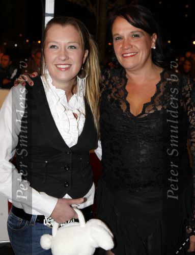 Amsterdam 26 oktober 2007
Uitreiking televizierring 2007 in carre. Xandra Brood met dochter
