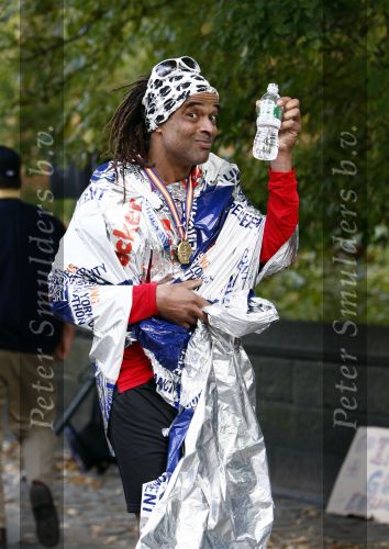 New York 2 november 2008
Yannick Noah na de finish van de New York marathon.
Peter Smulders bv