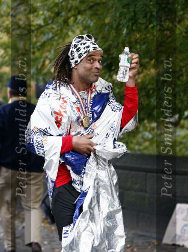 New York 2 november 2008
Yannick Noah na de finish van de New York marathon.
Peter Smulders bv