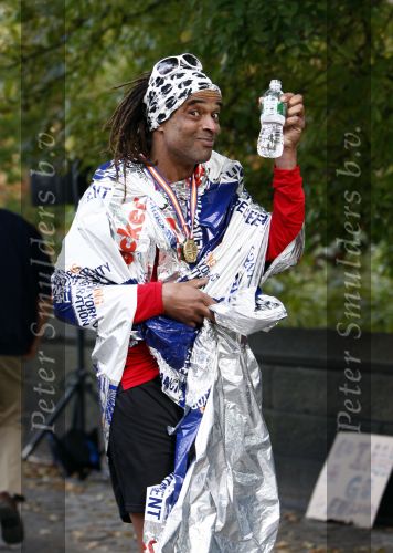 New York 2 november 2008
Yannick Noah na de finish van de New York marathon.
Peter Smulders bv
