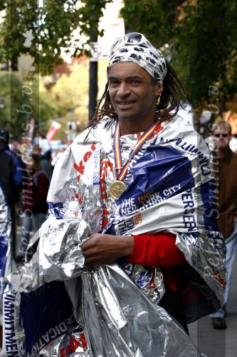 New York 2 november 2008
Yannick Noah na de finish van de New York marathon.
Peter Smulders bv