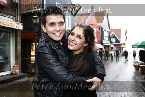 Volendam 18 november 2008
Jan Smit en Yolanthe Cabau v Kasbergen op de dijk in volendam.
Peter Smulders bv