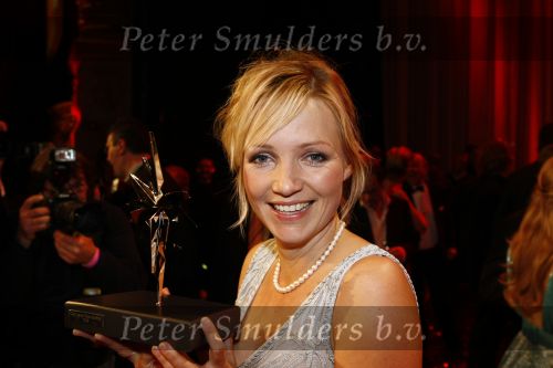 Amsterdam 24 oktober 2008
Uitreiking en gala van de televizierring 2008 in Carre.Yvonne Jaspers met man
Peter Smulders bv