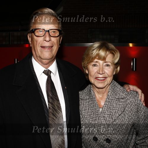 Blaricum 9 november 2008
Diner tbv de voedselbank in restaurant the Red Sun.John de Mol sr met vrouw
Peter Smulders bv