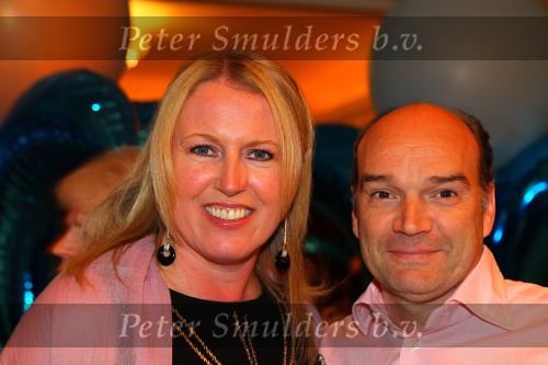Noordwijk, 2 Mei 2010 Hotel van Oranje, Feest Gerard Joling t.g.v.
het 25 jaar artiesten jubileum
Monique Collignon met haar man
Foto Peter Smulders BV