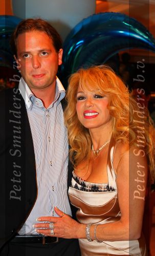 Noordwijk, 2 Mei 2010 Hotel van Oranje, Feest Gerard Joling t.g.v.
het 25 jaar artiesten jubileum
Patricia Paay met haar nieuwe vriend
Foto Peter Smulders BV