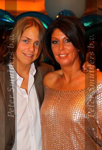 Noordwijk, 2 Mei 2010 Hotel van Oranje, Feest Gerard Joling t.g.v.
het 25 jaar artiesten jubileum
Rachel Hazes met Dre Hazes Jr.
Foto Peter Smulders BV