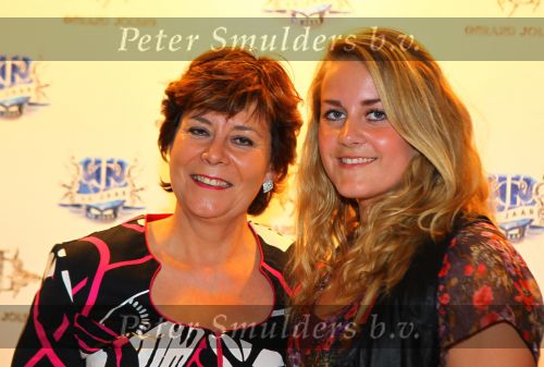 Noordwijk, 2 Mei 2010 Hotel van Oranje, Feest Gerard Joling t.g.v.
het 25 jaar artiesten jubileum
 met dochter
Foto Peter Smulders BV