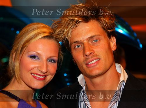 Noordwijk, 2 Mei 2010 Hotel van Oranje, Feest Gerard Joling t.g.v.
het 25 jaar artiesten jubileum
Denise v Rijswijk met Winston Post
Foto Peter Smulders BV