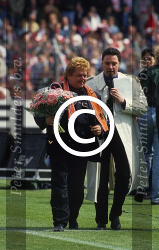 Andre Hazes
1 Mei 1994 optreden bij het Nederlands elftal
Foto Peter Smulders BV