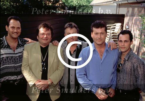 Andre Hazes met het Trio Rosenberg en begeleider