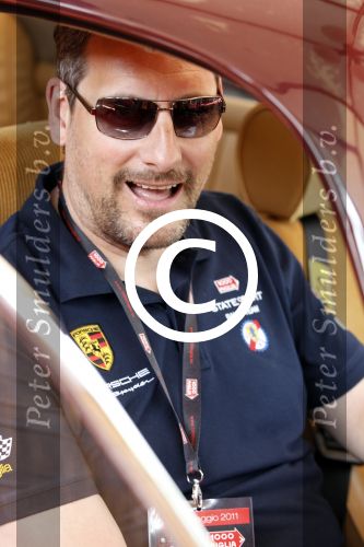 Brescia Mille Miglia 2011
Gert Verhulst met driver Peter Goossens
Foto Peter Smulders BV