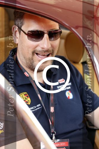 Brescia Mille Miglia 2011
Gert Verhulst met driver Peter Goossens
Foto Peter Smulders BV
