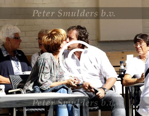 Amsterdam 14 juni 2011
Marco en Leontien Borsato op terras bij fidelio.
Peter Smulders bv