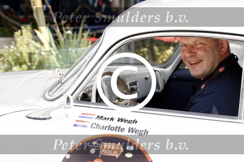 Brescia Mille Miglia 2011
Mark Wegh met zijn vrouw Charlotte Wegh
Foto Peter Smulders BV