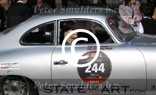 Brescia Mille Miglia 2011
Mark Wegh met zijn vrouw Charlotte Wegh
Foto Peter Smulders BV