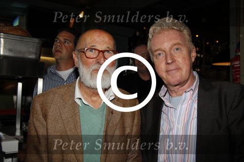 Amsterdam, 16 Mei 2011
Uitreiking boek HIT Stroy van fotograaf William Rutten en Cors van den Berg
Pierre Kartner met Andre v Duin
Foto Peter Smulders BV