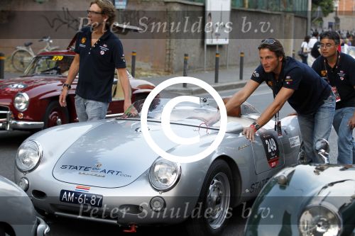 Brescia Mille Miglia 2011
Prins Maurits met zijn broer Prins Bernhard Jr.
Foto Peter Smulders BV