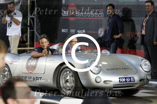 Brescia Mille Miglia 2011
Prins Maurits met zijn broer Prins Bernhard Jr.
Foto Peter Smulders BV