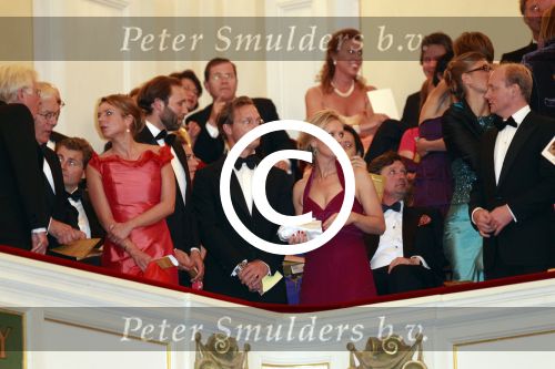 Amsterdam 27 mei 2011
Verjaardagsfeest prinses Maxima vanwege haar 40e verjaardag in het concertgebouw. Aanwezig oa Prins Willem Alexander Koningin Beatrix Prinses Irene Prinses Christina Margriet Pieter v Vollenhoven Prins Friso en mabel Wisse Smit Prins Constantijn en Prinses laurentien Prins Maurits en Marilenen Prins Bernhard en Annette Prins Floris en Aimee  Prins Pieter Christiaan en Anita alsmede haar ouders Jorge Zorrequieta en moder en broer Martin. Prinses carolina
Peter Smulders bv