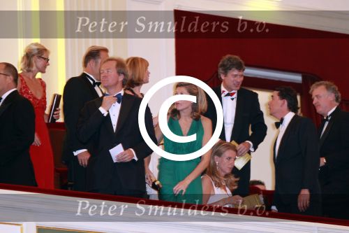 Amsterdam 27 mei 2011
Verjaardagsfeest prinses Maxima vanwege haar 40e verjaardag in het concertgebouw. Aanwezig oa Prins Willem Alexander Koningin Beatrix Prinses Irene Prinses Christina Margriet Pieter v Vollenhoven Prins Friso en mabel Wisse Smit Prins Constantijn en Prinses laurentien Prins Maurits en Marilenen Prins Bernhard en Annette Prins Floris en Aimee  Prins Pieter Christiaan en Anita alsmede haar ouders Jorge Zorrequieta en moder en broer Martin. Vanessa Loudon met man Janus Smalbraak
Peter Smulders bv