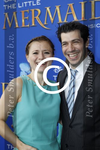 Rotterdam, 16 Juni 2012
Premiere Musical Little Mermaid in het Nieuwe Luxor theater
Celine Purcell met parner Oren Schrijver
Foto Peter Smulders BV