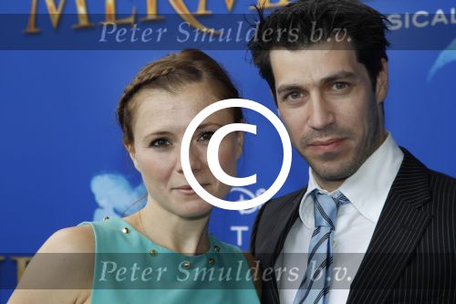 Rotterdam, 16 Juni 2012
Premiere Musical Little Mermaid in het Nieuwe Luxor theater
Celine Purcell met parner Oren Schrijver
Foto Peter Smulders BV