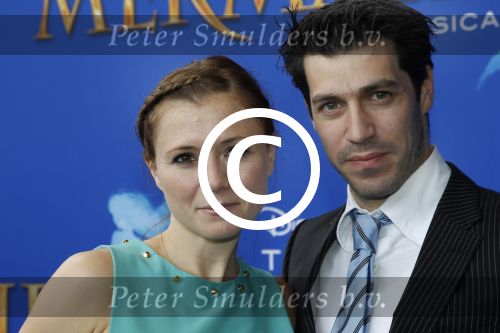 Rotterdam, 16 Juni 2012
Premiere Musical Little Mermaid in het Nieuwe Luxor theater
Celine Purcell met parner Oren Schrijver
Foto Peter Smulders BV