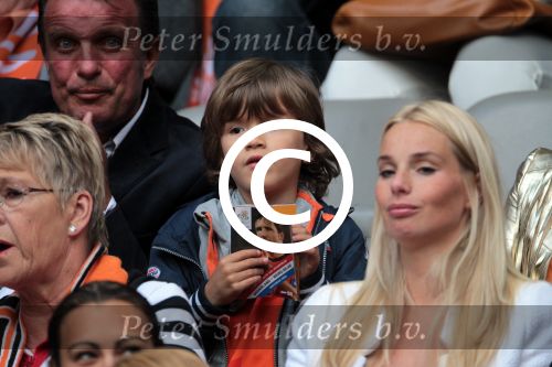Amsterdam 2 juni 2012
Nederland- Noord ierland 6-0 in de arena. Sylvie Damian en schoonvader Ramon v d Vaart
Peter Smulders bv
