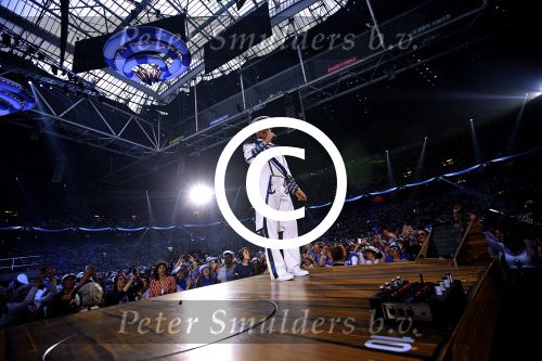Amsterdam 19 mei 2012
Gerard Joling zingend bij de Toppers in Concert 2012.
Foto Peter Smulders BV