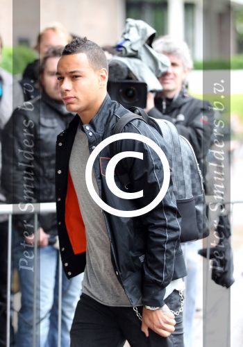 Amsterdam 4 juni 2012
Vertrek Nederlands elftal v.a. het Hilton hotel naar het EK in Oekraine en Polen.
Gregory van der Wiel
Peter Smulders bv
