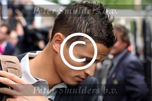 Amsterdam 4 juni 2012
Vertrek Nederlands elftal v.a. het Hilton hotel naar het EK in Oekraine en Polen.
Ibrahim Afellay
Peter Smulders bv