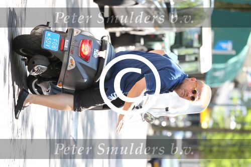 Amsterdam 25 mei 2012
Jaap van Zweden op zijn vespa scooter.
Peter Smulders bv