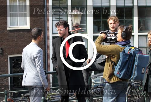 Amsterdam 14 mei 2012
D66 kandidaat Tofik Dibi wordt geinterviewd door jakhals Erik Dijkstra.
Peter Smulders bv