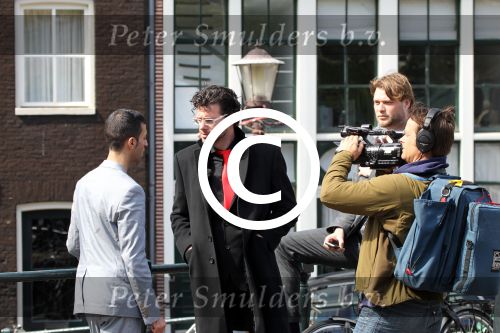 Amsterdam 14 mei 2012
D66 kandidaat Tofik Dibi wordt geinterviewd door jakhals Erik Dijkstra.
Peter Smulders bv