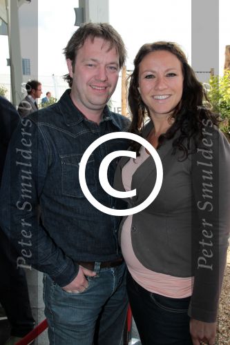 Amsterdam 4 juni 2012
Opening van de harbour club in Amsterdam. Jessica Mendels met man 
Peter Smulders bv