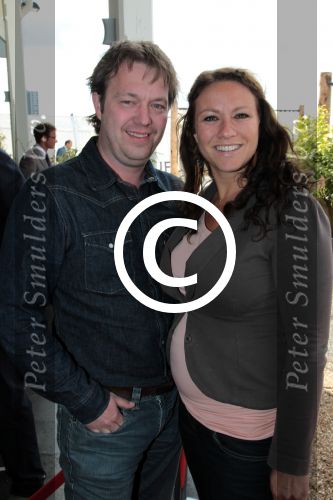 Amsterdam 4 juni 2012
Opening van de harbour club in Amsterdam. Jessica Mendels met man 
Peter Smulders bv