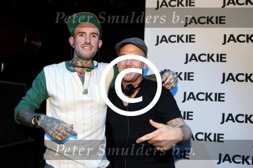 Amsterdam 14 juni 2012
Bachelor uitreiking in club Air van Jackie. Johnny de Mol en Ben Saunders
Peter Smulders bv