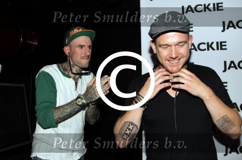 Amsterdam 14 juni 2012
Bachelor uitreiking in club Air van Jackie. Johnny de Mol en Ben Saunders
Peter Smulders bv