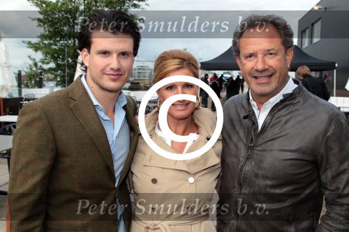 Amsterdam 4 juni 2012
Opening van de harbour club in Amsterdam. Jos Bles met vrouw en zoon
Peter Smulders bv