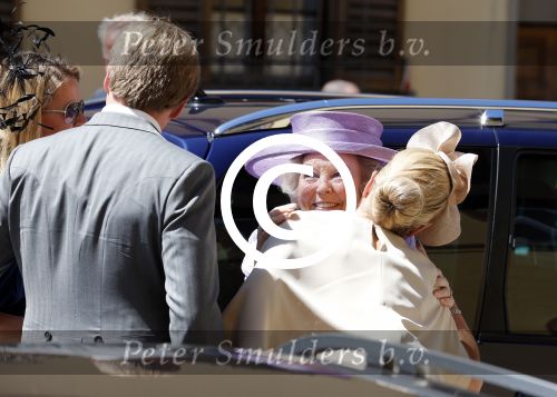 Florence 16 juni 2012
Trouwen Prinses Carolina de Borbon Parma en Albert Brenninkmeijer in de basilica di san Miniato al Monte. Koningin Beatrix met prinses Mabel Prins Willem Alexander en Prinses Maxima
Peter Smulders bv