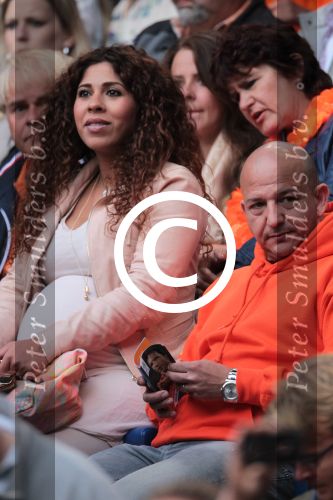 Amsterdam 2 juni 2012
Nederland- Noord ierland 6-0 in de arena. Najib Amhali met zijn zwangere vrouw op de tribune
Peter Smulders bv