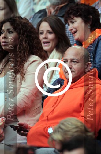 Amsterdam 2 juni 2012
Nederland- Noord ierland 6-0 in de arena. Najib Amhali met zijn zwangere vrouw op de tribune
Peter Smulders bv
