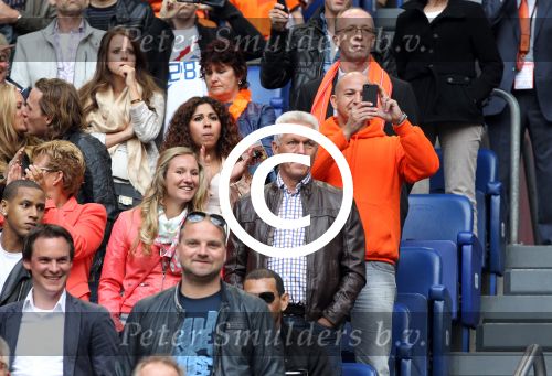 Amsterdam 2 juni 2012
Nederland- Noord ierland 6-0 in de arena. Najib Amhali met zijn zwangere vrouw op de tribune
Peter Smulders bv