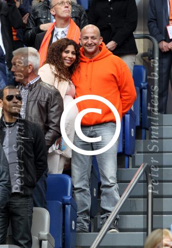 Amsterdam 2 juni 2012
Nederland- Noord ierland 6-0 in de arena. Najib Amhali met zijn zwangere vrouw op de tribune
Peter Smulders bv