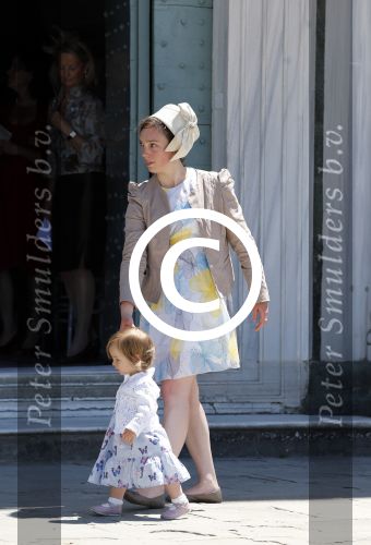 Florence 16 juni 2012
Trouwen Prinses Carolina de Borbon Parma en Albert Brenninkmeijer in de basilica di san Miniato al Monte. dochter Prinses Paola van Prinses Margarita met aupair
Peter Smulders bv