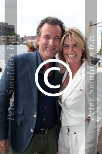 Amsterdam 4 juni 2012
Opening van de harbour club in Amsterdam. Patricia Rietveld met man
Peter Smulders bv