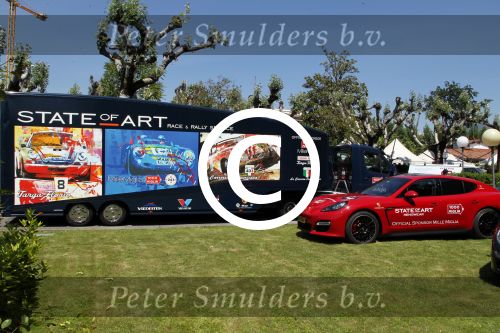 Brescia 16 en 17 mei 2012
State of Art is sponsor van de mille miglia en rijdt met div rijders in hun porsches spyder. Oa Jan Peter Balkenende Koen Wauters en jan Kees de Jager rijden mee. Een Porsche Panamera GT
Peter Smulders bv
Peter Smulders bv