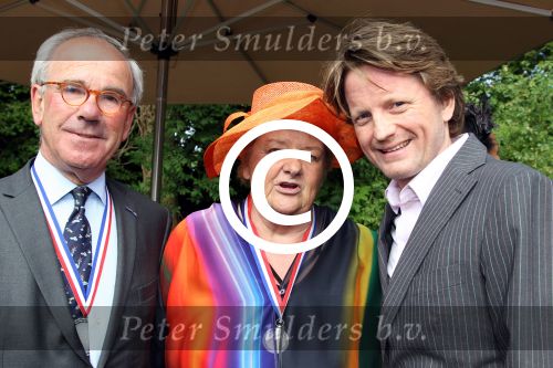 Breukelen 12 juni 2012
Haringparty op Neijenrode. Prins Pieter Christiaan met Erica Terpstra en 
Peter Smulders bv
